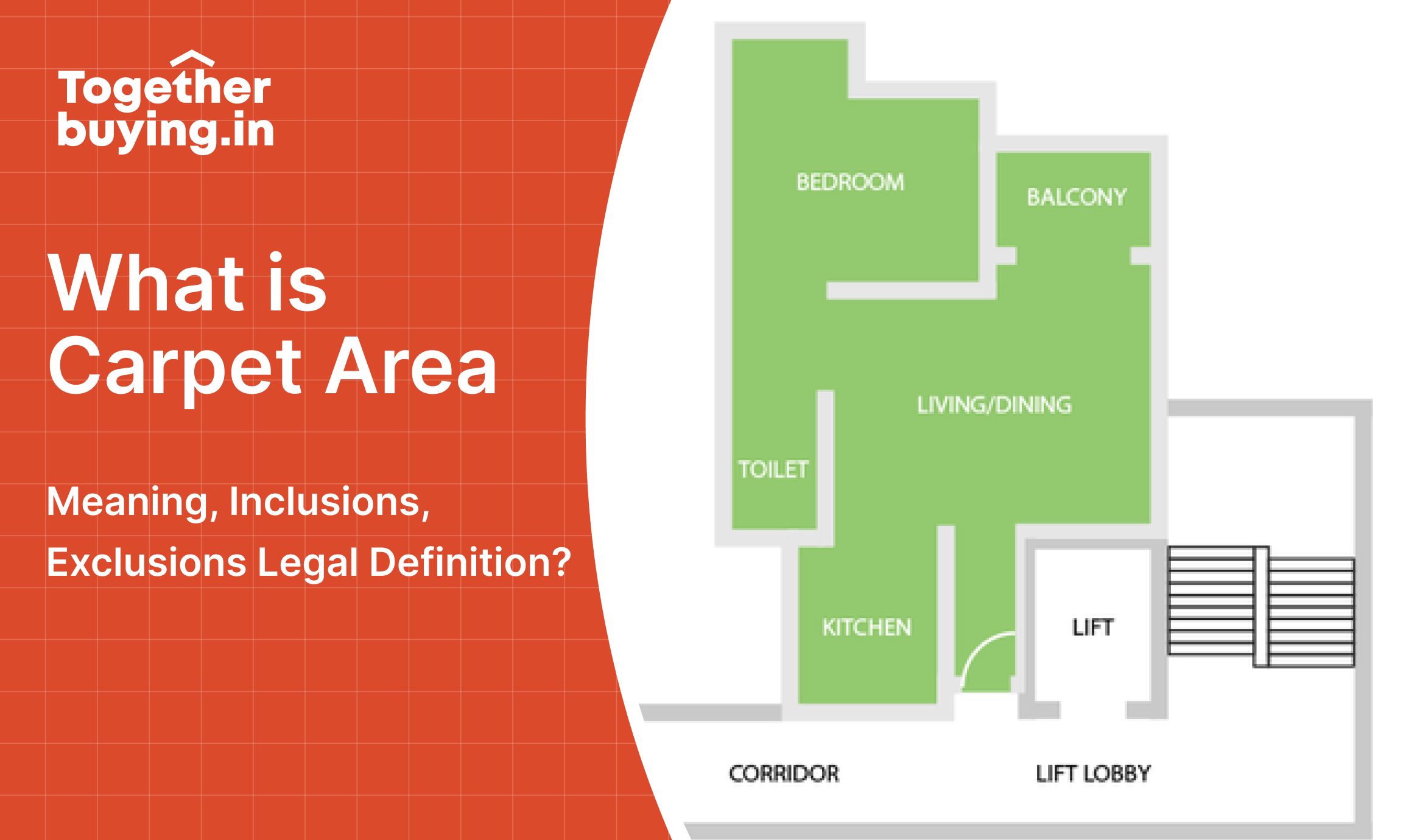 What is Carpet Area Meaning Inclusions Exclusions Legal Definition