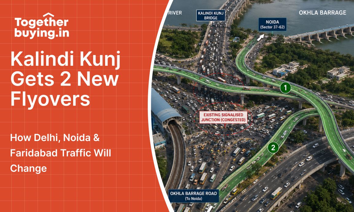 Kalindi Kunj Gets 2 New Flyovers: How Delhi, Noida & Faridabad Traffic Will Change