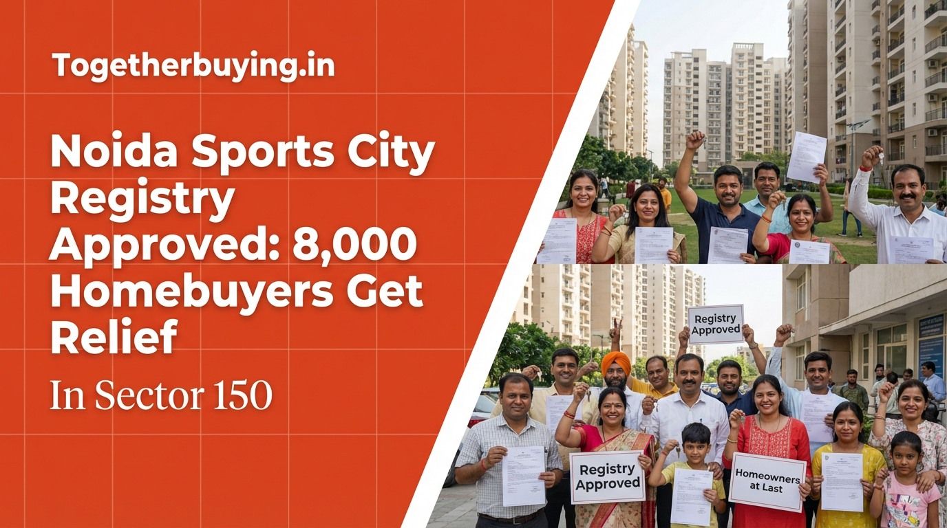 Noida Sports City Registry Approved: 8,000 Homebuyers Get Relief in Sector 150