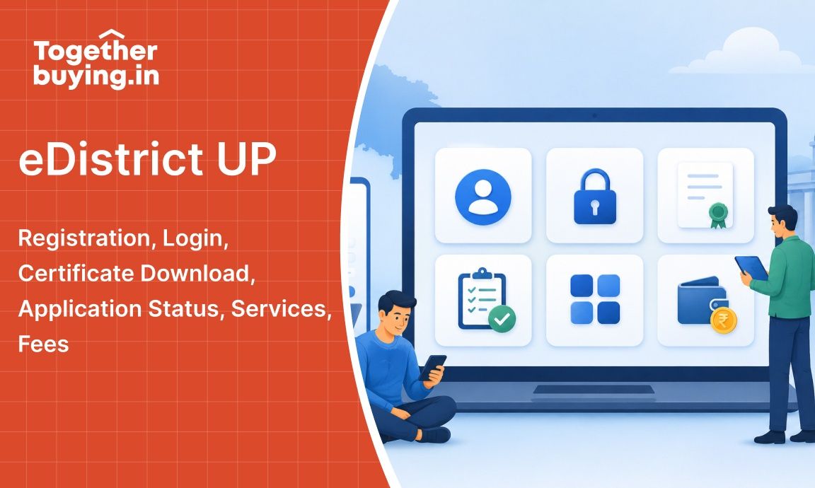 eDistrict UP: Registration, Login, Certificate Download, Application Status, Services, Fees